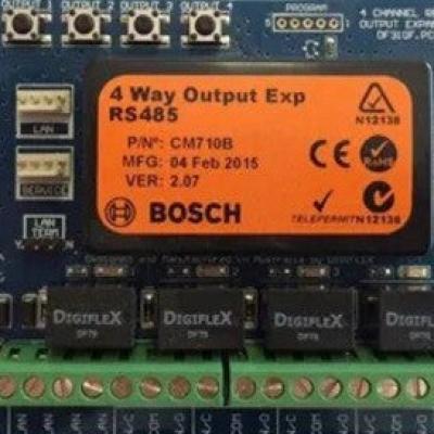 BOSCH, Solution 6000, Output expansion module, 4 way relay, Suits Solution 6000