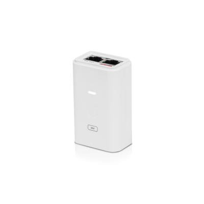Ubiquiti POE Injector, 24VDC, 24W, Gigabit Ethernet, ESD protection & LED, Surge and Clamping Protection,Maximum Surge Discharge