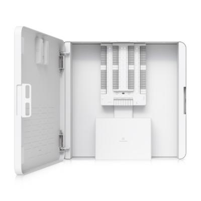 Ubiquiti, Alarm Hub Kit, 32 Input Zone Alarm Control Hub, Hardwire Intrusion Sensors Powered Using PoE++ Input, Optional Battery Backup.