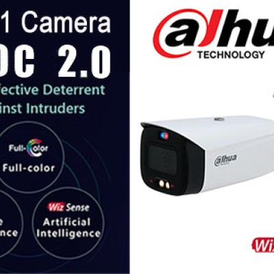 DH-IPC-HFW3849T1-AS-PV-S3   8MP Tioc 2.0 Full-color Active Deterrence WizSense Network Camera