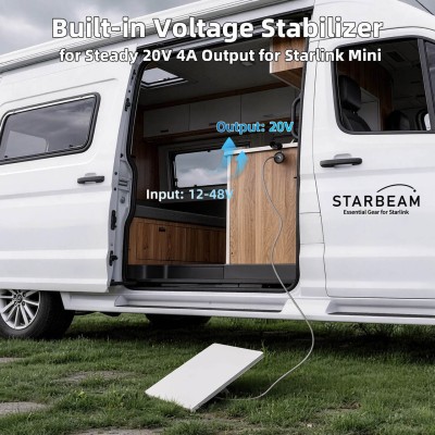 STARBEAM Starlink Mini Surface Mount Power Outlet - IP67 Waterproof