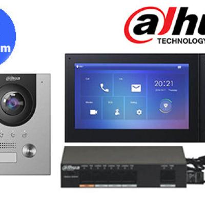 DHI-KTP01-AUS Black Dahua IP Villa Intercom Surface Or Flash Mount Kit