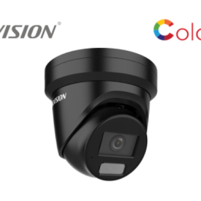 DS-2CD2387G2H-LIU-BLK (2.8mm) 8 MP Smart Hybrid Light with ColorVu Fixed Turret Network Camera 2.8mm BLACK