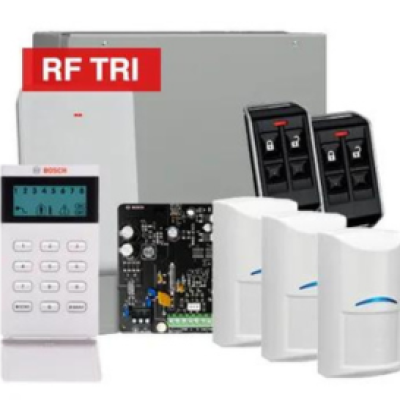 BOSCH, Solution 3000, Wireless Alarm kit, Includes ICP-SOL3-P panel, IUI-SOL-ICON keypad, 3x RFDL-11 Wireless Tri-Tech detectors, B810 Wireless receiver, 2x RFKF-FB transmitters, Siren Kit (Internal and External Siren)