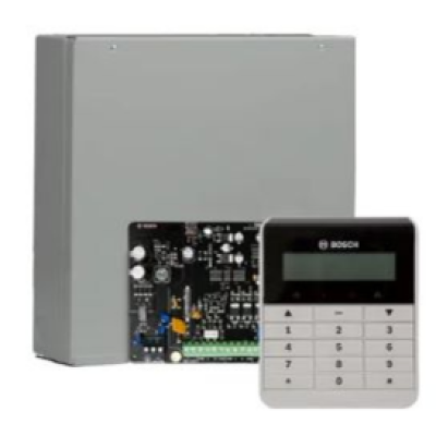 BOSCH, Solution 2000, Alarm kit, Includes ICP-SOL2-P panel, IUI-SOL-TEXT LCD keypad, Siren Kit (Internal and External Siren)
