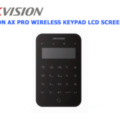 DS-PK1-LT-WB-BLK Hikvision Ax Pro Wireless LCD Keypad Black