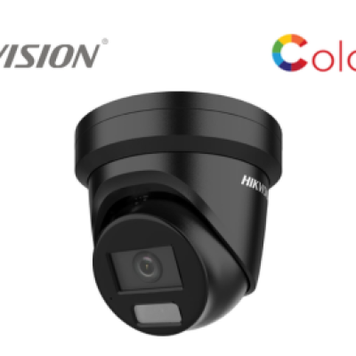 DS-2CD2367G2H-LIU-BLK (2.8mm) 6 MP Smart Hybrid Light with ColorVu Fixed Turret Network Camera (BLACK)