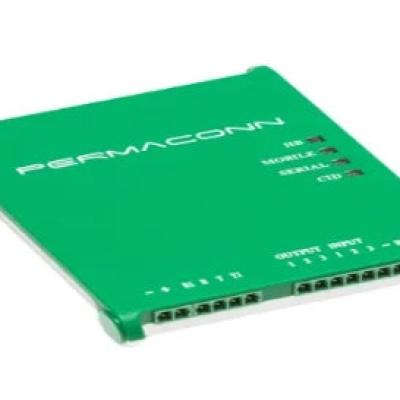 PERMACONN, IP communicator, (Telstra 4G), Single SIM + IP comms, 3 inputs + 3 outputs, 8 - 15V DC, 0.19A (max)/13.8V DC