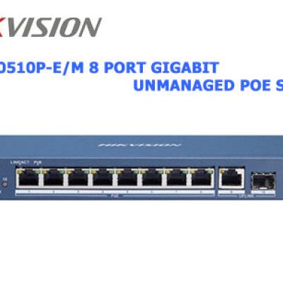 DS-3E0510P-E/M HIKVISION 8 Port Gigabit Unmanaged POE Switch
