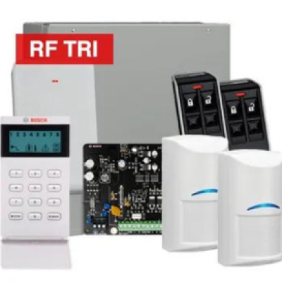 BOSCH, Solution 3000, Wireless Alarm kit, Includes ICP-SOL3-P panel, IUI-SOL-ICON keypad, 2x RFDL-11 Wireless Tri-Tech detectors, B810 Wireless receiver, 2x RFKF-FB transmitters, Siren Kit (Internal and External Siren)