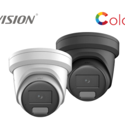 DS-2CD2347G2-LSU/SL (2.8) 4 MP ColorVu Strobe Light and Audible Warning Fixed Turret Network Camera Black