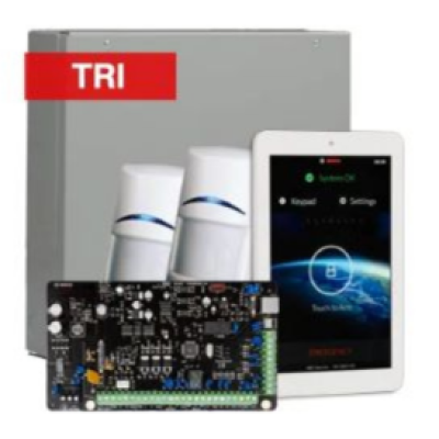 BOSCH, Solution 2000, Alarm kit, Includes ICP-SOL2-P panel, 7" Touchscreen keypad, 2x ISC-BDL2-WP12G detectors, Siren Kit (Internal and External Siren)