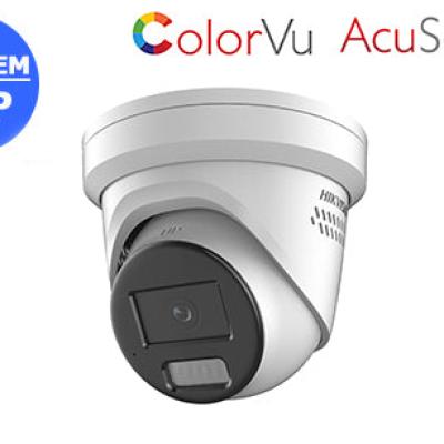 DS-2CD2387G2-LU2-OEM (2.8mm)  HIKVISION 8MP ColorVu Network Turret Dome Camera