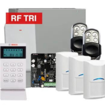 BOSCH, Solution 3000, Wireless Alarm kit, Includes ICP-SOL3-P panel, IUI-SOL-ICON keypad, 3x RFDL-11 Wireless Tri-Tech detectors, B810 Wireless receiver, 2x HCT4UL transmitters, Siren Kit (Internal and External Siren)