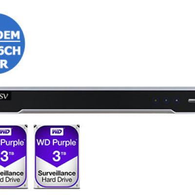 DS-7616NI-K2/16P-6TB(2 x 3TB) HIK OEM Easy IP Plug & Play 4K 16CH NVR