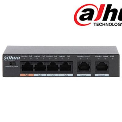 DH-PFS3005-4ET-60 Dahua 4 Port POE Switch (unmanaged)