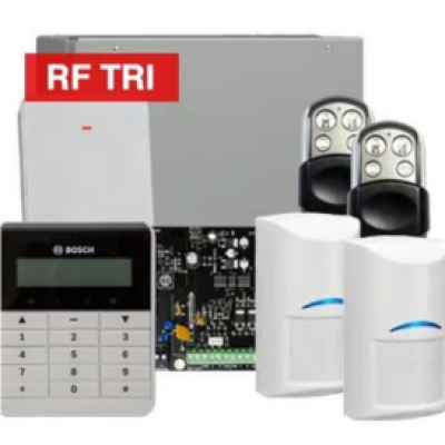 BOSCH, Solution 3000, Wireless Alarm kit, Includes ICP-SOL3-P panel, IUI-SOL-TEXT keypad, 2x RFDL-11 Wireless Tri-Tech detectors, B810 Wireless receiver, 2x HCT4UL transmitters, Siren Kit (Internal and External Siren)